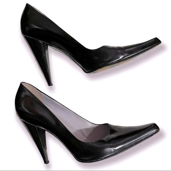 GUCCI Black Patent Leather Vintage Pumps 39 - Picture 3 of 9